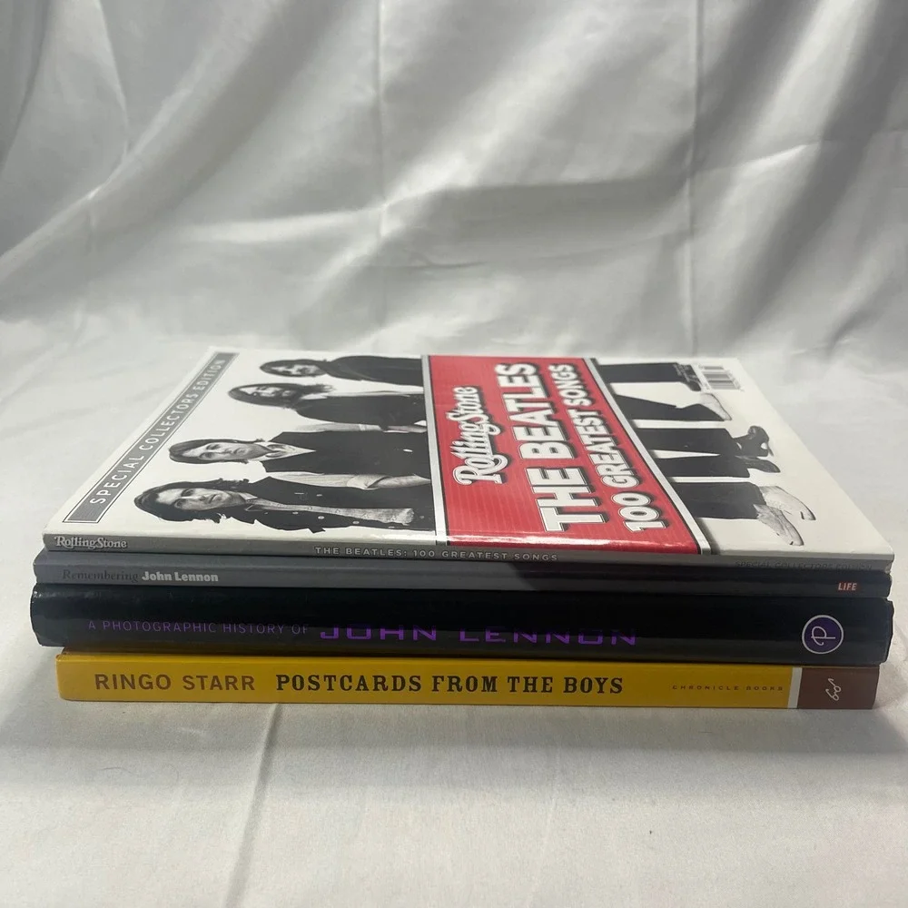 The Beatles John Lennon‎ Book & Magazine Lot Ringo Starr Postcards